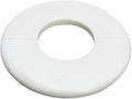 1 Pack Wall Split Flange for 1.73 Inch/44mm OD Pipe ABS Escutcheon Plate Self-Adhesive Round Plumbing Cover Plates for Water Pipe Faucet Decoration, White
