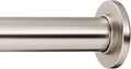 Ivilon Tension Curtain Rod - Spring Tension Rod for Windows or Shower, 36 to 54 Inch. Satin Nickel