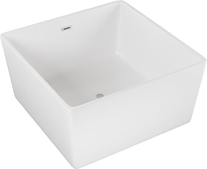 Voltaire 47" Square Freestanding Bathtub