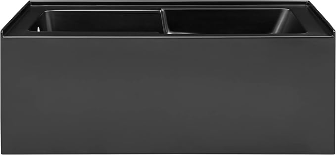Swiss Madison Well Made Forever SM-AB541MB Voltaire Skirted Alcove Bathtub, 60" x 30", Matte Black