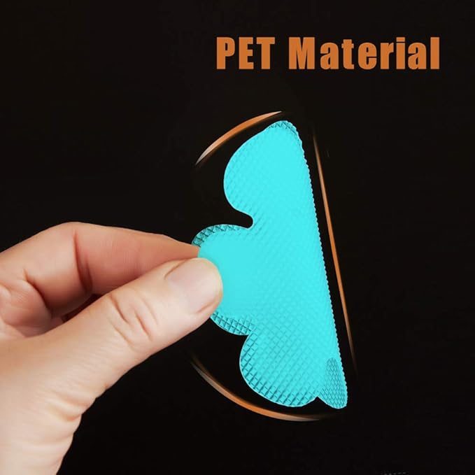 Bathtub Stickers Non-Slip, 24PCS Safety Shower Treads Adhesive Appliques with Premium Scrape (Blue)