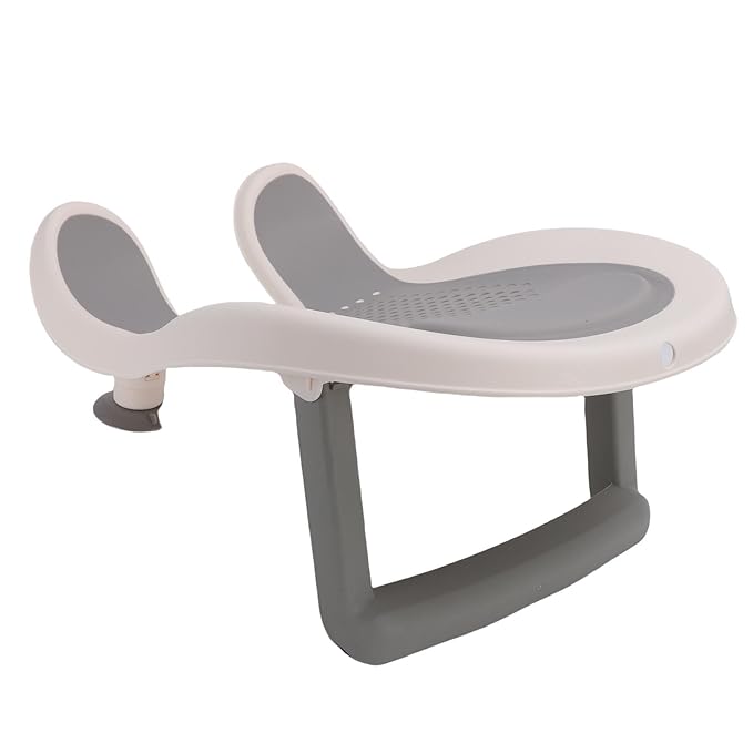 YWBL-WH Baby Butt Washing Basin, Portable Bath Tub with Strong Suction Cups and Soft Mesh, for Newborn Toddler Bathing Support, Non Slip Comfortable Design
