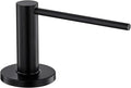 GAPPO Soap Dispenser for Kitchen Sink, Built in Sink Soap Dispenser, Matte Black Stainless Steel Pump Head, Lotion Dispenser with Refillable 17 OZ Bottle