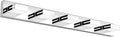 SineRise LED Modern Bathroom Vanity Light Fixtures (5-Light, 40-Inch, Dimmable), Chrome Modern Acrylic Bathroom Wall Lighting Fixtures Over Mirror (Cool White 6000K)