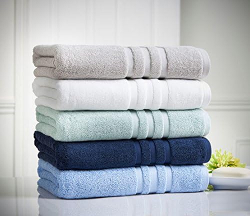 Veteran Textile LLC - 6 Pieces- Turkish Cotton - Luxury Towel Set for Bathroom & Kitchen, 2 Bath Towels, 2 Hand Towels & 2 WashCloths *Valued $79.99* (White)