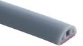 Bathroom Foldable Block water Stopper sealing strip shower threshold dam Self-adhesive silicone shower barrier (66 Inch-Gery)