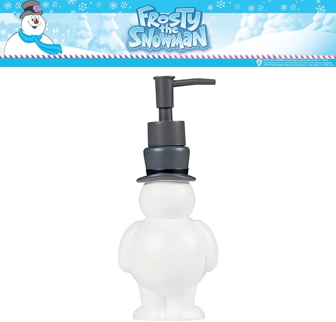 Frosty The Snowman Holiday Christmas Soap/Lotion/Hand Sanitizer Resin Pump Dispenser, 13 Ounces, (Officially Licensed Product) by Franco Collectibles