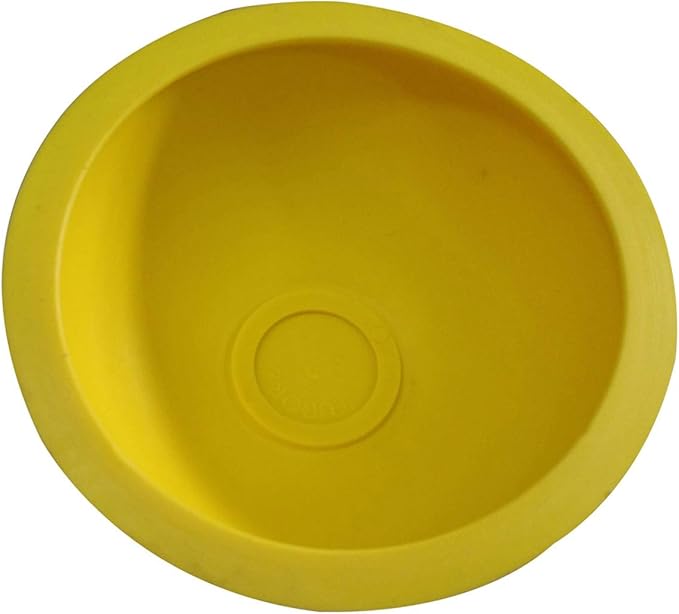 Coralpearl Drain Plunger, Small Hand Force Plumber Helper, Little 4 inch Cup Clog Remover, Tiny Rubber Unclogger in 9" Short Handle for Kitchen Sink, Bathroom Toilet, Shower Bath Tub (Yellow)