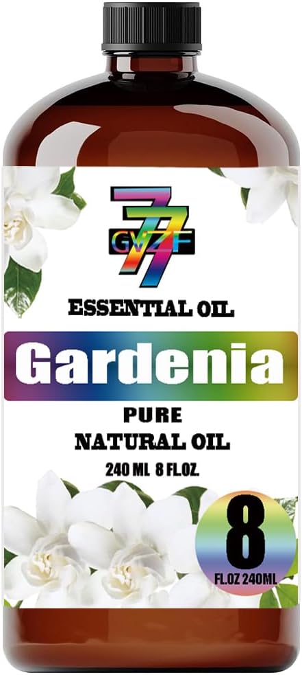 Gardenia Essential Oil (8 oz / 240 ml) – Gardenia Oils for diffusers, humidifiers, Home Baths, Cleaning Products, Yoga, DIY Soaps and DIY Scented Candles