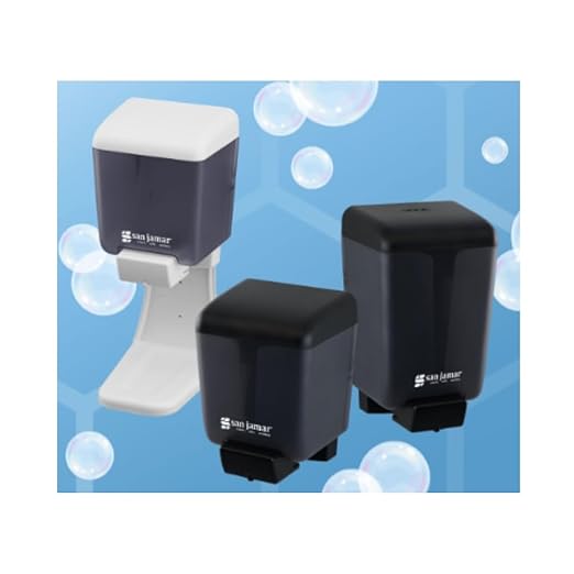 San Jamar Classic Plastic Soap Dispenser Drip Tray, Drip Catcher with Easy To Install for Home, Bathroom, Kitchen, Restooms, Restaurants, Black