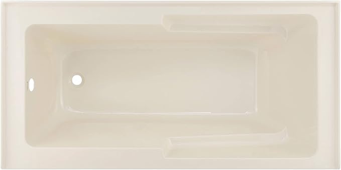 Voltaire 60" X 32" Left-Hand Drain Alcove Bathtub with Apron in Bisque