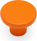 Ravinte 25 Pack Cabinet Knobs Orange Kitchen Cabinet Knobs Round Dresser Drawer Pulls Closet Door Pulls 1-1/5 Inch