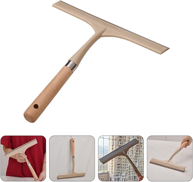 Multi-Function Wiper for Bathroom Floor and Window Cleaning Water Removal Tool for Car Windshield Practical Small Squeegee for Shower Doors and Mirrors