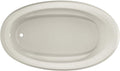 Jacuzzi SIGNATURE Acrylic Drop-In Bathtub, Soaking Sanctuary, Slip Resistant, Universal Drain Placement, 72" (L) x 42" (W), Oval, Oyster