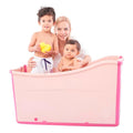 Large Foldable Bathtub for Toddler Collapsible Baby Bathtub Portable Bath tub Lightweight for Children Twins Petite Adult