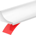 67Inch Shower Threshold Water Dam, Self-Adhesive Silicone Shower Barrier Water Stopper Shower Door Bottom Seal Strip Shower Splash Guard for Bathroom Kitchen Bathtub