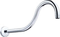 High-end Wall Mounted Extention High Arc Anti-corrosion Shower Arm（Made of Solid Brass) for RP61273 16-inch, Chorme