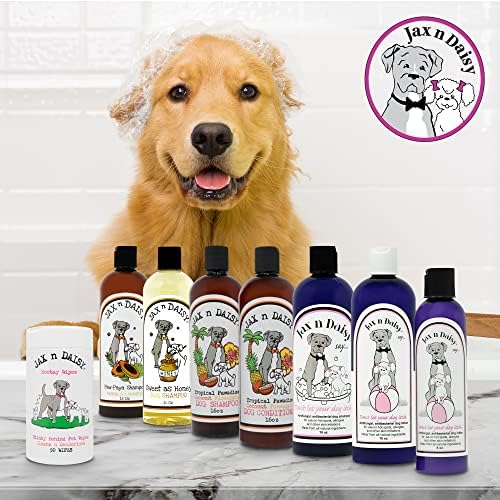 Jax n Daisy Honey Dog Conditioner Conditioner for Dogs with Honey Nectar Oil Hempseed Oil and Vitamin Soften Dog Coat and Soothe Skin for Furry Freshness Grooming Accessories Essentials
