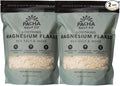 Pacha Soap Co. Magnesium Flake Salt Soak - Sea Salt & Moss, Soothing Mineral Bath Soak with Magnesium & Sea Salt, Paraben, Sulfate, and Dye-Free, Handcrafted in The USA, 2-Pack, 32 oz Each