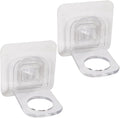 Garneck 2 Pcs Shower Gel Holders Wall-mounted Adhesive Storage Racks for Bathroom Kitchen Strong Sealing Shampoo and Shower Gel Bottle Organizers
