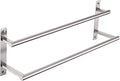KOKOSIRI 20 Inch Bath Towel Bars Double Towel Racks Bathroom Towel Holder Towel Storage Towel Shelves Wall Mount Stainless Steel Brushed Nickel B5010BR-L20