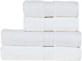 Christy Renaissance 4 Piece White Towel Set | 100% Egyptian Cotton | Luxury Bathroom Towels | Soft and Super Absorbent | 675 GSM | 2 Bath 2 Hand