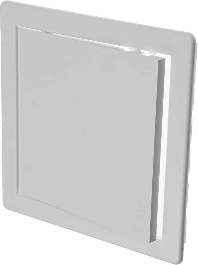 10 x 10 White Plastic Access Panel. Service Shaft Door Panel. Plumbing, Electricity, Heating, Alarm Wall Access