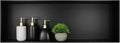 Stainless Steel Shower Niche 36" X 12" Matte Black No Tile Needed Horizontal Niche Shower Recessed Wall Niches for Bathroom Storage Over Mount Installation