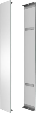 Side Mirrored Kits, 4'' W x 32'' H Decorative Side Mirrors Set of 2 for 32-Inch-Height Beveled Lighted Mirror Cabinet Surface-Mounting-Use Only (for Model-Anglora)