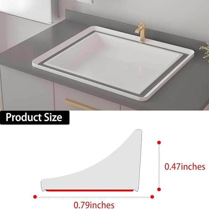 Shower Threshold Water Dam,Self Adhesive Silicone Waterproof Barrier Bathroom and Kitchen Shower Water Stopper Guard for Dry And Wet Separation Caulk Seal Strip Edge Trim(98Inch, Black)