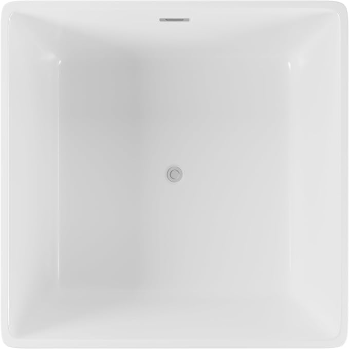 Voltaire 47" Square Freestanding Bathtub