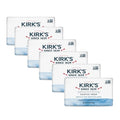 Kirk's Castile Bar Soap for Men, Women & Children - Made With Premium Coconut Oil, Sensitive Skin Formula, Vegan, Non GMO, Original Fresh Scent, 4 oz. Bars, 6 Pack