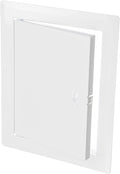 6" x 8" White Metal Access Door. Plumbing, Electricity, Heating, Alarm Wall Access Panel for Drywall