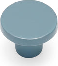 Ravinte 25 Pack Cabinet Knobs Light Blue Kitchen Cabinet Knobs Round Dresser Drawer Pulls Closet Door Pulls 1-1/5 Inch