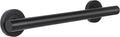 Lava Odoro Shower Grab Bar, Modern Stainless Steel Handicap Grab Bar for Bathtubs and Showers, Shower Safety Bar for Seniors Disabled, ADA-Compliant (Matte Black, 12 Inch)