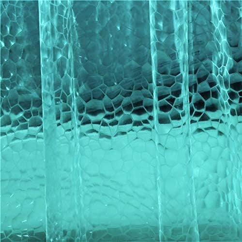 Adwaita 3D Watercube Shower Curtain Liner,No Odors, Eco Friendly (Teal)