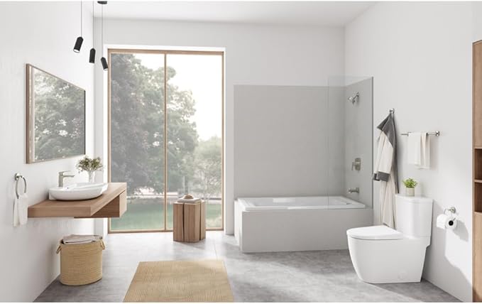 Grohe 101898EN00 Cubeo Single Hole Single Handle S-Size Bathroom Faucet, 1.2 GPM, Brushed Nickel