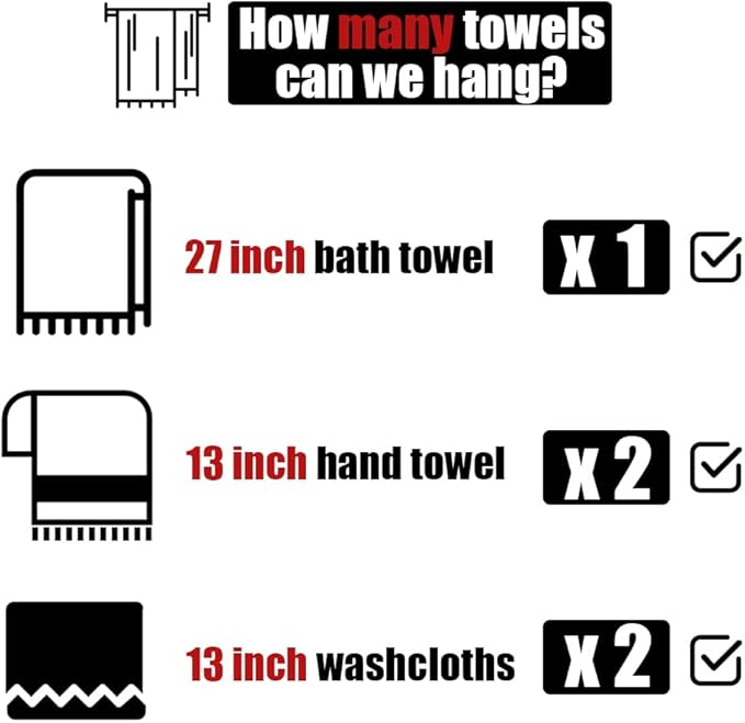 JQK Bath Towel Bar, 30 Inch 304 Stainless Steel Thicken 0.8mm Single Towel Rack for Bathroom, Towel Holder Brushed Finished Wall Mount, Useable Length 27 Inch, TB110L27-BN