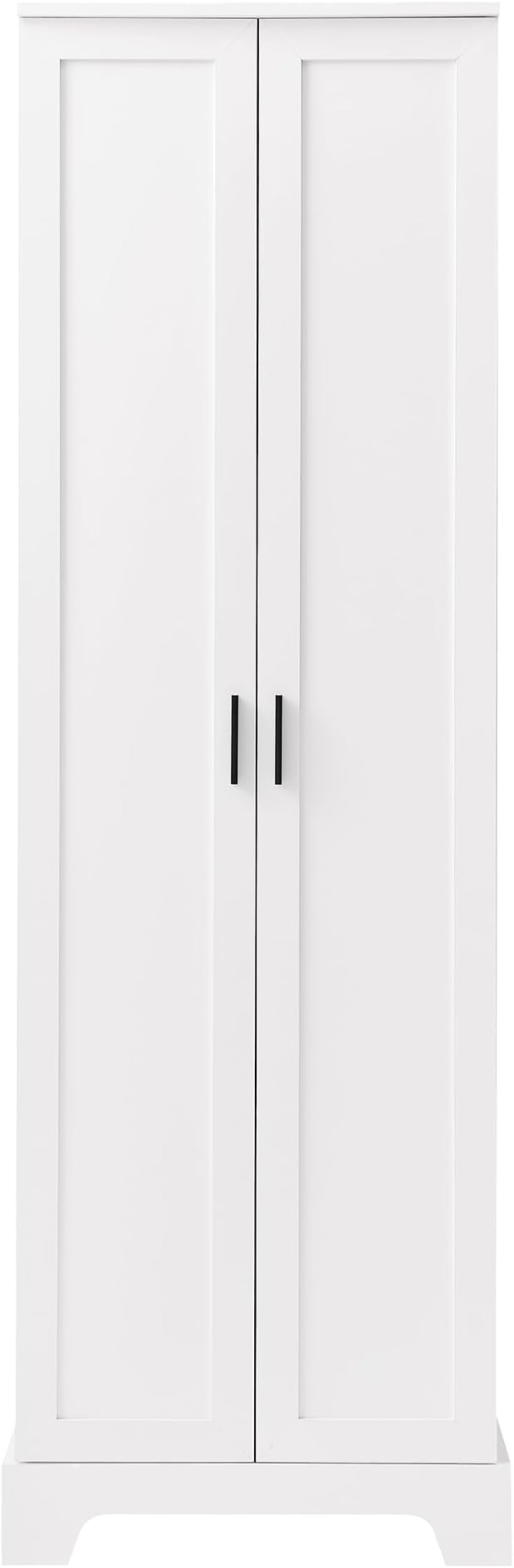 Favfurish 70" Tall Bathroom Storage Cabinet with Doors,Modern Linen Cabinets w/Adjustable Shelves & Anti-Tipping Device,Easy Assembly,Freestanding Organizer for Dining Room,Kitchen,Office,White