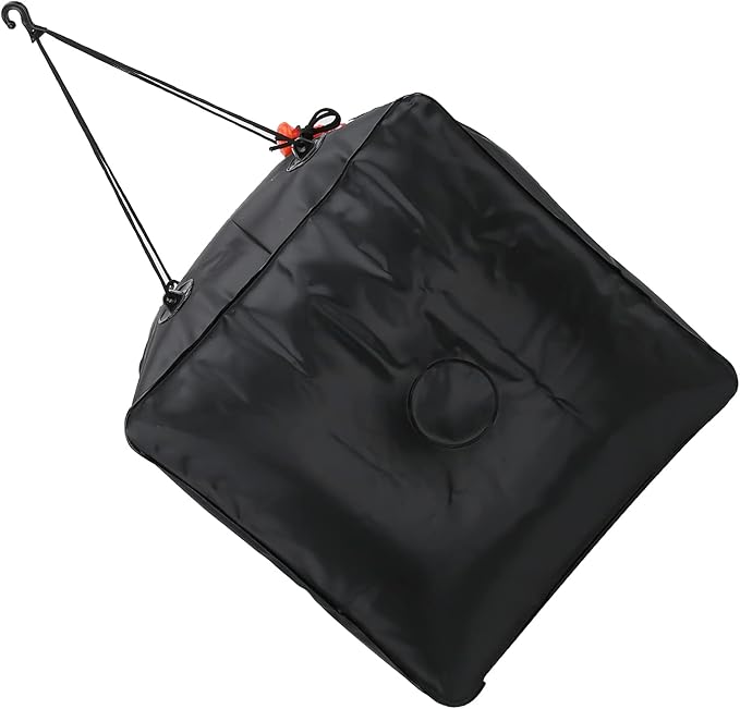 40L Solar Shower Bag, Portable Water Bag with Energy Heated System, Solar Heated Outdoor Camping Shower Bag with Advanced Shower Head, Large Capacity 10 Gallons for Hiking Beach Tr
