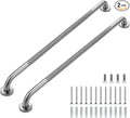 Grab Bars for Shower, 2 Pack 36-Inch Anti Slip Shower Handles for Elderly, Safety Shower Grab Bar, Stainless Steel Handicap Grab Bars for Bathroom,Toilet (Brushed Nickel, 1" Diameter)