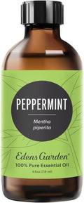 Edens Garden Peppermint Essential Oil- 100% Pure Premium Grade, Undiluted, Natural, Therapeutic, Aromatherapy, The Best for Diffuser, Candle, Laundry, Hair 118 ml (4 fl oz)