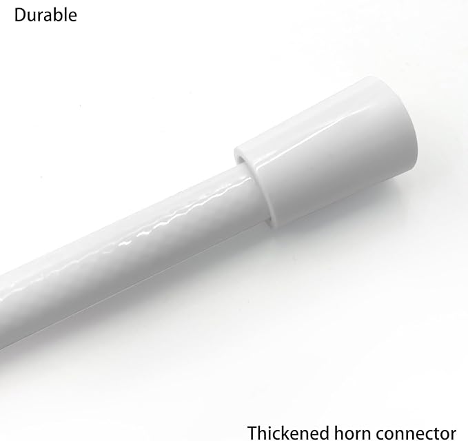 Replacement Shower Hose for RV Camper 6in Flexible & Kink-Free Heavy Duty PVC Lead-Free White