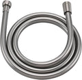 Shower Hose PVC,Explosion Proof Anti Winding Showerhead Hoses Extra Long,Used In Showerheads Spray Bidet Bathing Toilet Cleaning Pet Flexible Rv Shower Hose Replacement (Brushed Nickel, 59 In)