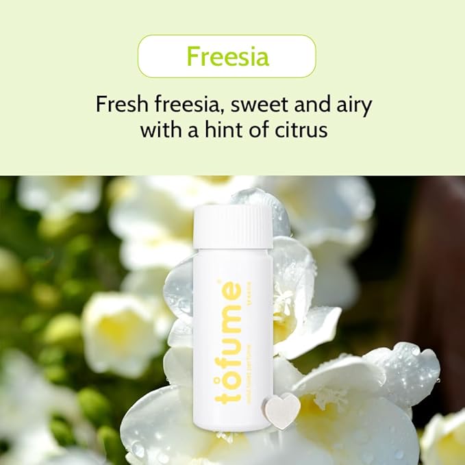 Effervescent Bathroom Air Freshener - Freesia - Toilet Deodorizer, Bathroom Odor Eliminator, Toilet Freshener, Flushable Air Freshener Toilet Tablets, 30 Count (Pack of 1)