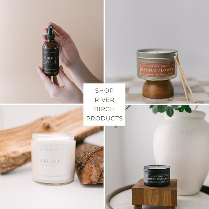 River Birch White Sage Lavender Scented Natural Hand Soap -Handmade Soap -Moisturizing Hand Wash with Amber Glass Dispenser - Luxury Scented Hydrating Hand Soap - Vegan and Non Toxic -16 Fl Oz