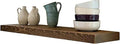 joelsantiques 36 Inch Floating Shelves for Wall - 36x10x2 in - Made of Natural Wood - Easy Install - Heavy Duty Rustic Book Shelves - Perfect for Bathroom | Kitchen, Living Room, Bar - Medium Brown
