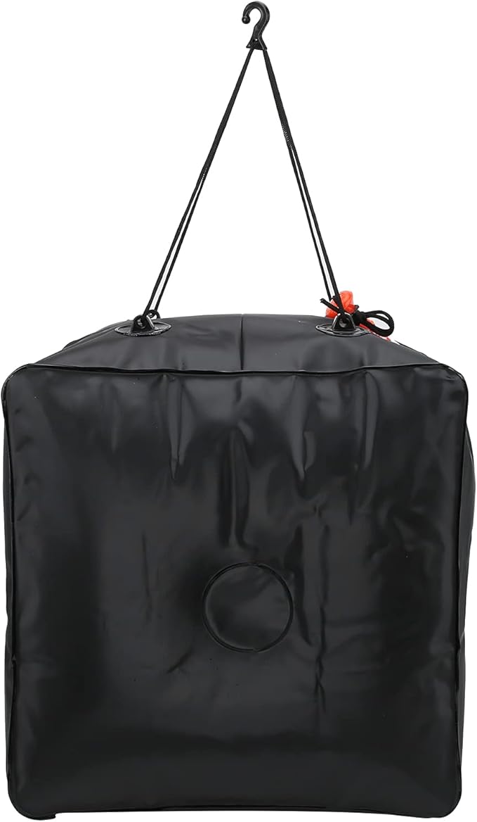 40L Solar Shower Bag, Portable Water Bag with Energy Heated System, Solar Heated Outdoor Camping Shower Bag with Advanced Shower Head, Large Capacity 10 Gallons for Hiking Beach Tr
