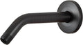 OFFO Shower Arm with Flange, 10 in Oil Rubbed Bronze Wall Mount Replacement Angle Shower Head Arm Wall-Mounted For Fixed Shower Head & Handheld Showerhead