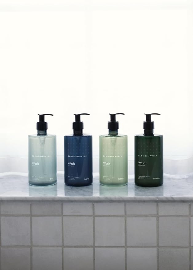 Skandinavisk ØY ‘Island' Hand & Body Wash, Scent notes: Crabapple and dog rose, water mosses and green leaves, 16.91 fl. oz.